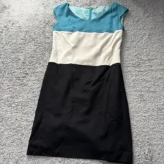 A*i様 ピンキー&ダイアン 3色配色ワンピース36 美品