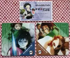 鬼滅の刃 コースター 冨岡義勇 錆兎 竈門炭治郎 結んだ縁 カフェ