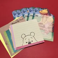 メモ帳　くまのプーさん　バラメモ　40枚　おすそ分け