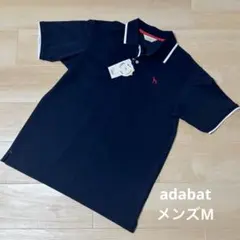 【新品タグ付き】adabat ポロシャツ ネイビーのサムネイル
