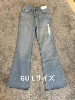 新品　GU レディースフレアジーンズ