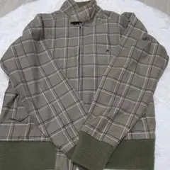 Woolrich チェック柄 ジップアップ ブルゾン カーキ Mのサムネイル