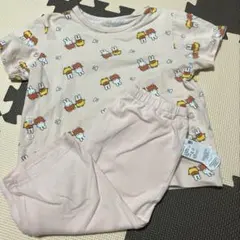 ユニクロ　UNIQLO パジャマ　ミッフィー ピンク　半袖パジャマ 110