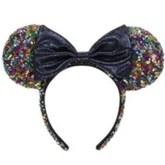 ミッキーマウス耳カチューシャ（スパンコール）