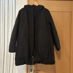 【新品タグ付】無印良品　撥水ダウンミドルコート　S黒