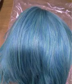 ショート ウィッグ ブルー