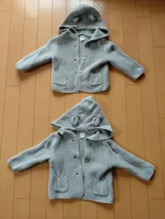 GAP　くま耳フード付きカーディガン