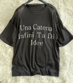 アンナケリー　ロゴシャツ　チュニック　カットソーのサムネイル