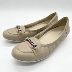 pedala ペダラ アシックス フラットシューズ ビット レザー 24.0cm