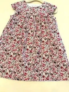 BeBe Petits Pois Vert ノースリーブワンピース 100♡