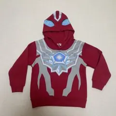 新品　ウルトラマンオメガ　なりきりパーカー　裏起毛　110