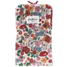 【新品】未使用品　CathKidston ペットボトルカバー　花柄　白のサムネイル