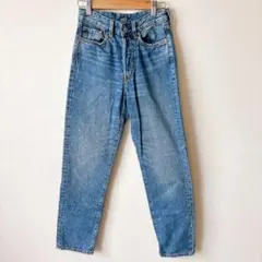 エイチアンドエム　デニムパンツ　24 ハイウエスト　ヴィンテージフィット　Gパン