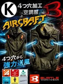23) 4つ穴 空調服 バートル AC2064 ネイビー L - メルカリ