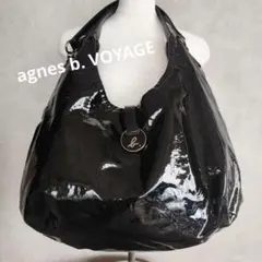 agnes b. VOYAGE ショルダーバッグ エナメル 2way ホーボー型のサムネイル