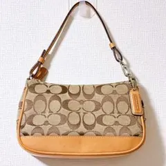 COACH コーチ シグネチャー アクセサリーポーチ ハンドバッグ y2k