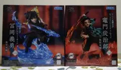 鬼滅の刃 SEGA xrosslinkフィギュア竈門炭治郎＆富岡義勇