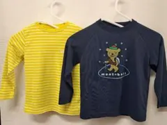 mont-bell 110cmTシャツ2枚セット