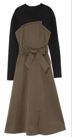 ラグナムーン　ドッキングベアニットワンピース