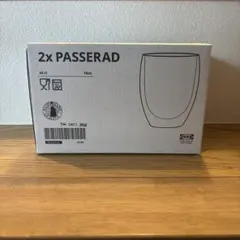 IKEA PASSERAD 더블 월 글라스 2개 세트②
