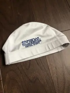 セントラル　キッズ　スイミングキャップ白　L
