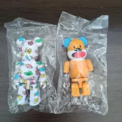 新品未開封　ベアブリック BE@RBRICK たべっ子どうぶつ　表裏２体セット