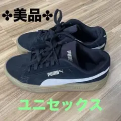 PUMA ブラック/ホワイト スニーカー 厚底