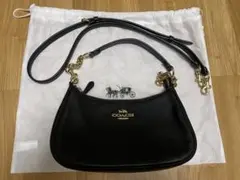 COACH テリ　ショルダーバッグ　ブラック
