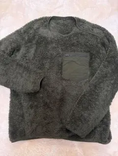 ★ユニクロUNIQLO★ファーリーフリースプルオーバー★ダークグリーン★Ｌサイズ