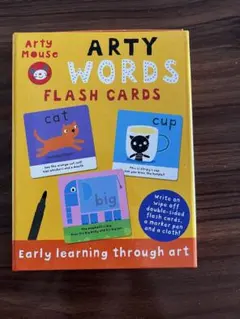 ARTY WORDS FLASH CARDS 英語カード　書いて消せるのサムネイル