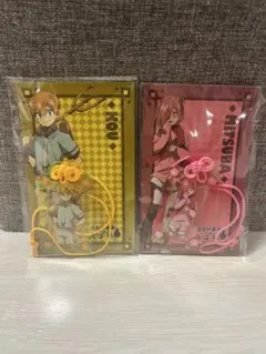 地縛少年花子くん２ お守り風アクリルキーホルダー　コウ、ミツバセット