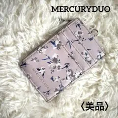 MERCURYDUO 花柄カードケース ピンク