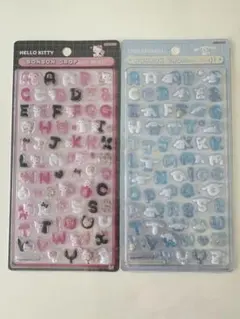 【正規品】ボンボンドロップシール ハローキティ シナモロール moji 文字
