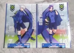 一番くじ ブルーロック 夢中の連鎖 H賞 クリアポスター 凪＆玲王