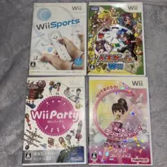 Wii ソフト ４個セット
