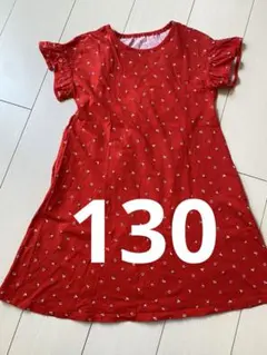 GU 花柄ワンピース　130