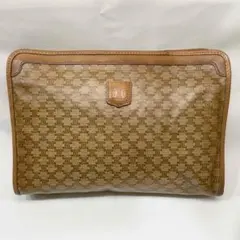 CELINE　セリーヌ クラッチ セカンドバッグ マカダム PVC/レザー