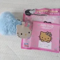 サンリオ ハローキティ ふわふわファーチャームBOOK ファンシーリボン ガチャ