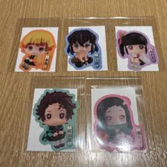 鬼滅の刃 るかっぷ ダイカットステッカー 炭治郎 禰豆子 善逸 伊之助 カナヲ