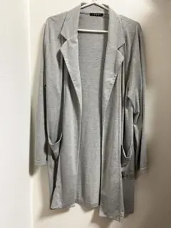 【匿名配送】　イング　INGNI ジャケット　カラー　ロング　襟　グレー　M