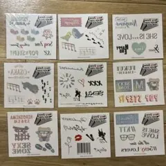 SexyZone 会場限定ボディシール　９点セット