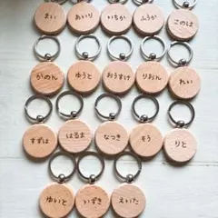 ゆー様専用＊確認用 お名前入りオーダーメイド木製キーホルダー♫