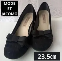 MODE ET JACOMO パンプス ブラック 23.5cm