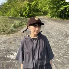 B logo patch corduroy cap 2点セット