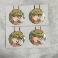 五等分の花嫁　一番くじ　中野四葉　缶バッジ
