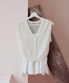 cocodeal⭐️ラッフルキャミニットセット/新品未使用タグなしのサムネイル