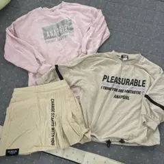 ANAPGIRL トップスとスカート3点セット