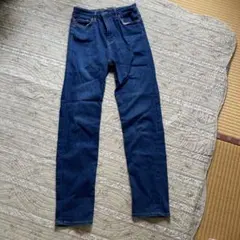 H&M ダークブルー ストレートデニム 36