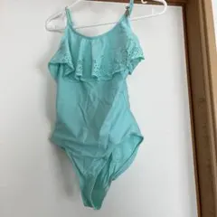 H&M フリル付き水着 146/152 ミントグリーン