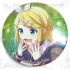 プロセカ 鏡音リン グリ缶 グリッター缶バッジ 47C
